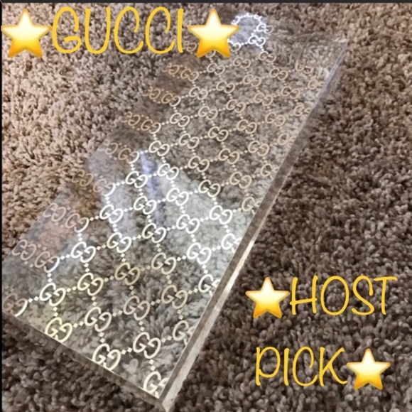 Gucci Accessories - GUCCI MONOGRAM LOGO ACRYLIC Platform STAND LARGE